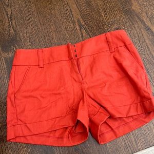 Express orange shorts